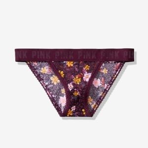 Victoria Secret Logo Lace Bikini size Small